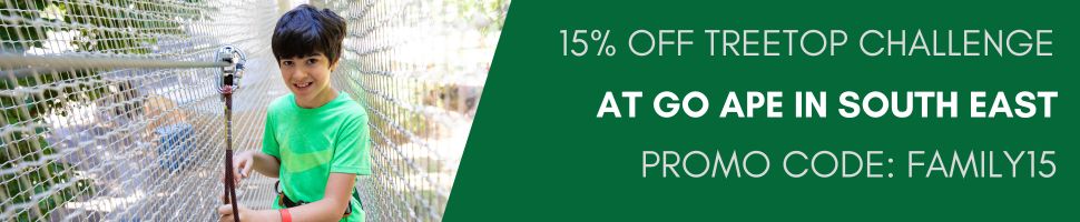 Go Ape 15% Discount Code for families to use